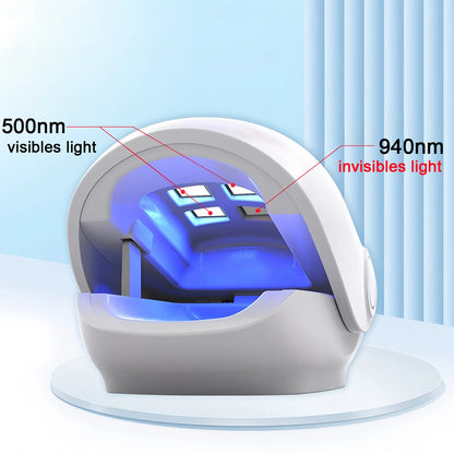 Nail Fungus Laser Device 500NM Blue Light + 940NM Infrared Laser - Wireless Cold Therapy for Onychomycosis Toenail Fingernail Ca