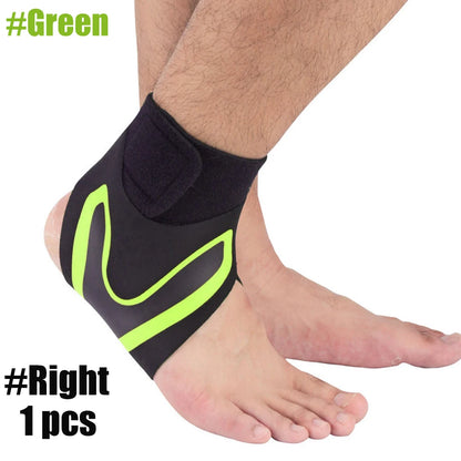 1 PC Sport Ankle Stabilizer Brace Compression Ankle Support Tendon Pain Relief Strap Foot Sprain Injury Wraps Running Basketball