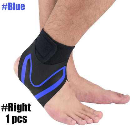1 PC Sport Ankle Stabilizer Brace Compression Ankle Support Tendon Pain Relief Strap Foot Sprain Injury Wraps Running Basketball
