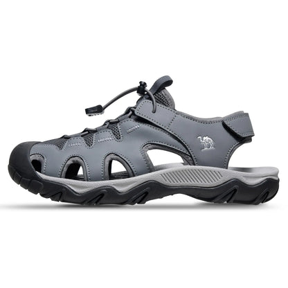 GOLDEN CAMEL Men's Hiking Sandals Anti-Slipping Athletic Water Shoes with Arch Support Closed Toe Summer Camping Beach Sandal