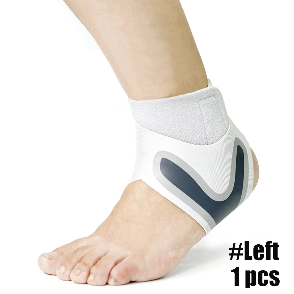 1 PC Sport Ankle Stabilizer Brace Compression Ankle Support Tendon Pain Relief Strap Foot Sprain Injury Wraps Running Basketball