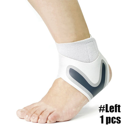 1 PC Sport Ankle Stabilizer Brace Compression Ankle Support Tendon Pain Relief Strap Foot Sprain Injury Wraps Running Basketball