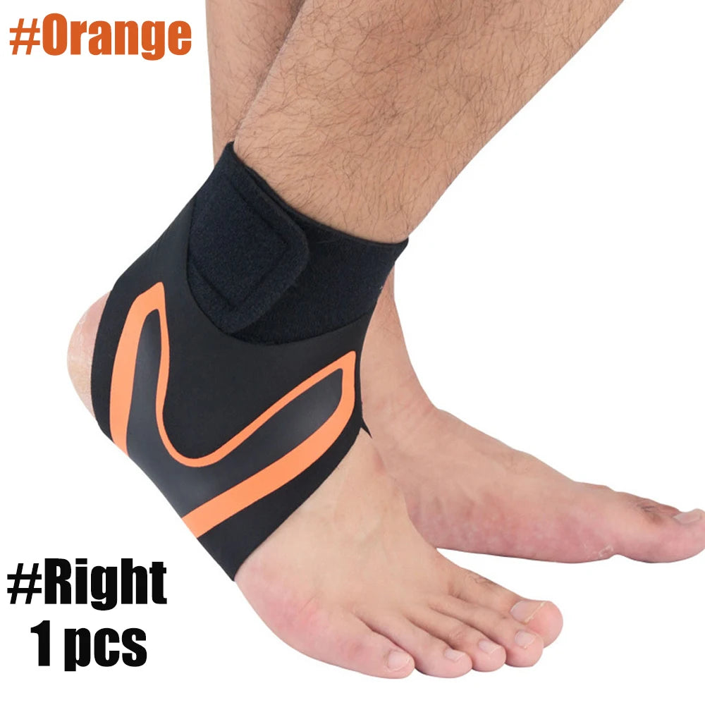 1 PC Sport Ankle Stabilizer Brace Compression Ankle Support Tendon Pain Relief Strap Foot Sprain Injury Wraps Running Basketball