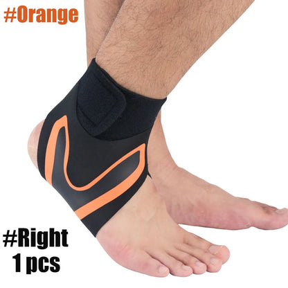 1 PC Sport Ankle Stabilizer Brace Compression Ankle Support Tendon Pain Relief Strap Foot Sprain Injury Wraps Running Basketball