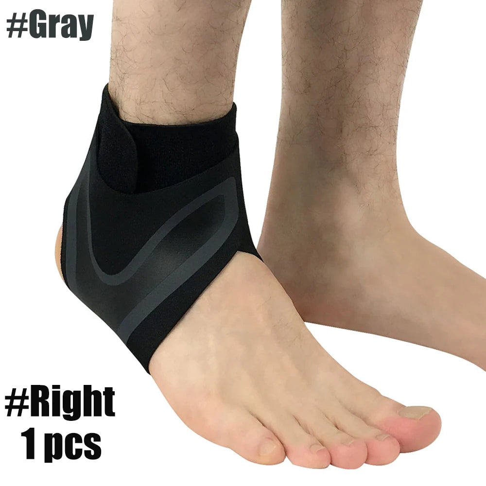 1 PC Sport Ankle Stabilizer Brace Compression Ankle Support Tendon Pain Relief Strap Foot Sprain Injury Wraps Running Basketball