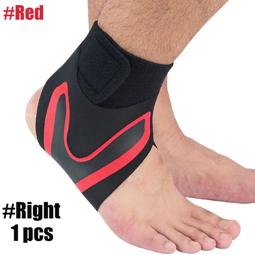 1 PC Sport Ankle Stabilizer Brace Compression Ankle Support Tendon Pain Relief Strap Foot Sprain Injury Wraps Running Basketball