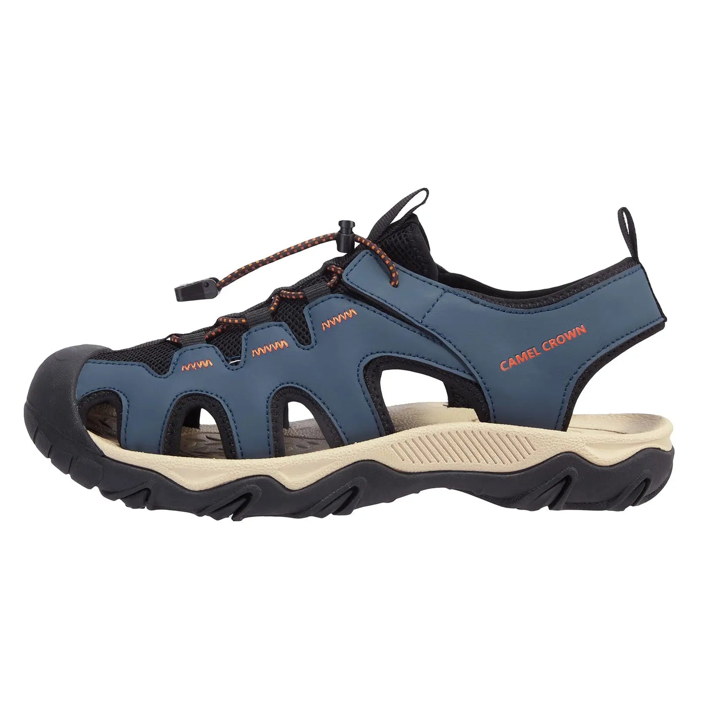 GOLDEN CAMEL Men's Hiking Sandals Anti-Slipping Athletic Water Shoes with Arch Support Closed Toe Summer Camping Beach Sandal