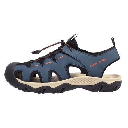 GOLDEN CAMEL Men's Hiking Sandals Anti-Slipping Athletic Water Shoes with Arch Support Closed Toe Summer Camping Beach Sandal