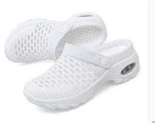 Mesh Orthopedic Clogs Arch Support Walking Shoes Breathable Outdoor Slippers for Women Mom's Gift