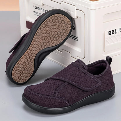 Open Shoes for Elderly Adjustable Diabetic Shoes Swollen Foot Fat Wide Hallux Valgus Bunion Orthopedics Thumb Eversion Men Women