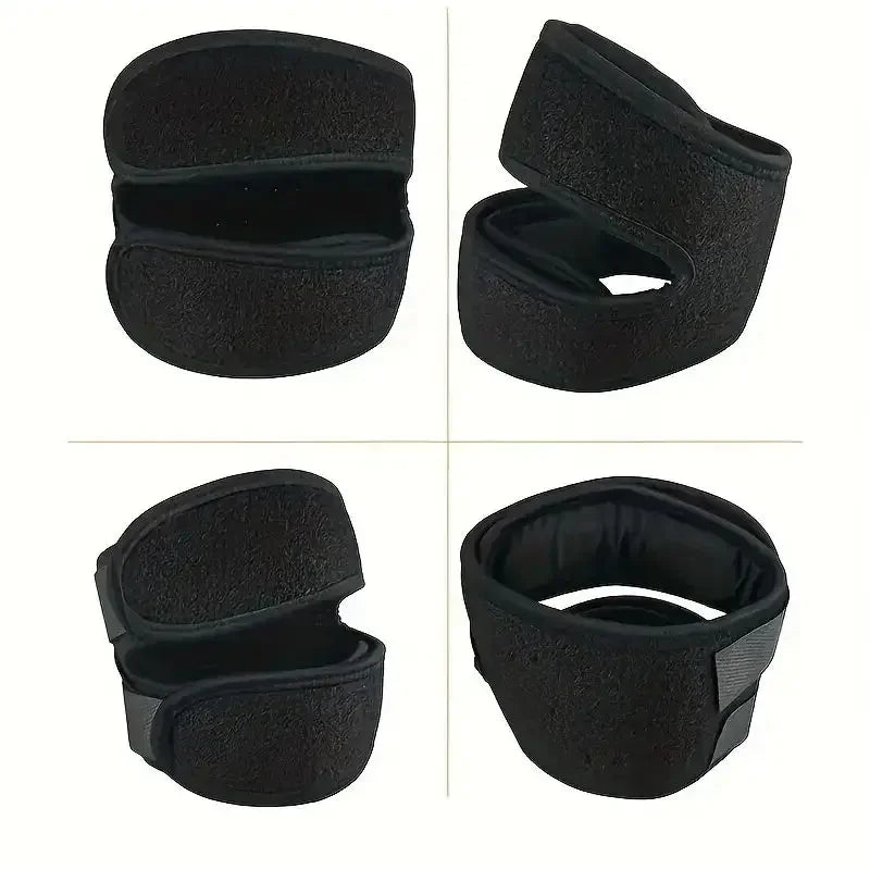 1 PCS Sports Kneepad Double Patellar Knee Patella Tendon Support Strap Brace Pad Protector Open Knee Wrap Band Fit ness Me