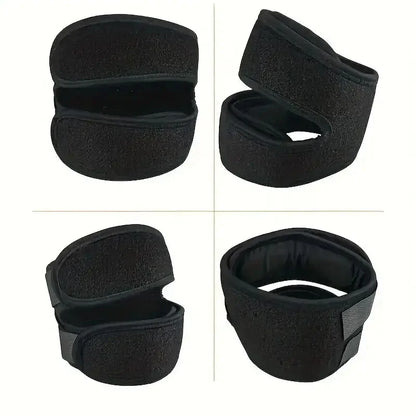 1 PCS Sports Kneepad Double Patellar Knee Patella Tendon Support Strap Brace Pad Protector Open Knee Wrap Band Fit ness Me